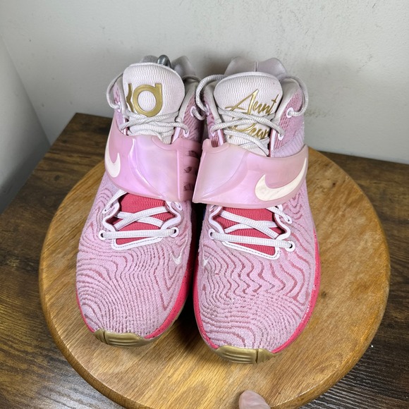 Nike KD 14 EP Aunt Pearl Pink White Gold Men's Shoes DC9379-600 Size 11 - Picture 7 of 8